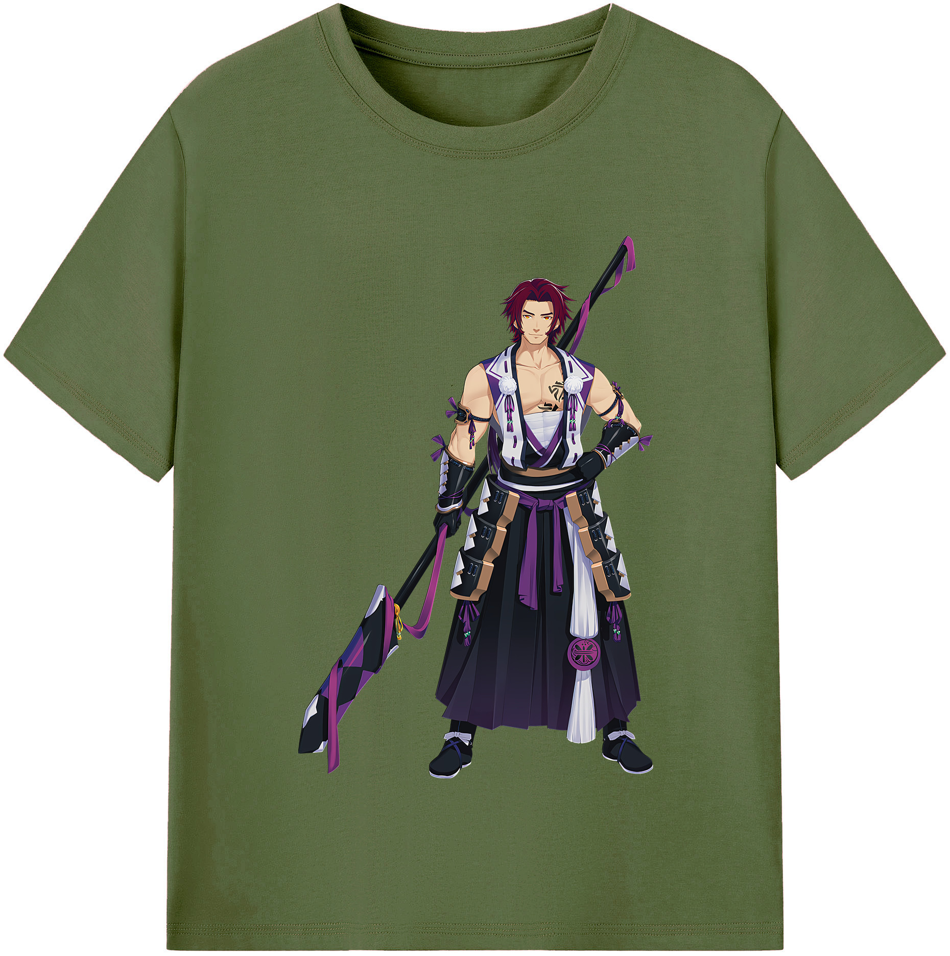 （画像用） 刀剣乱舞 Touken Ranbu 綿100％半袖Tシャツ（フロントプリント）